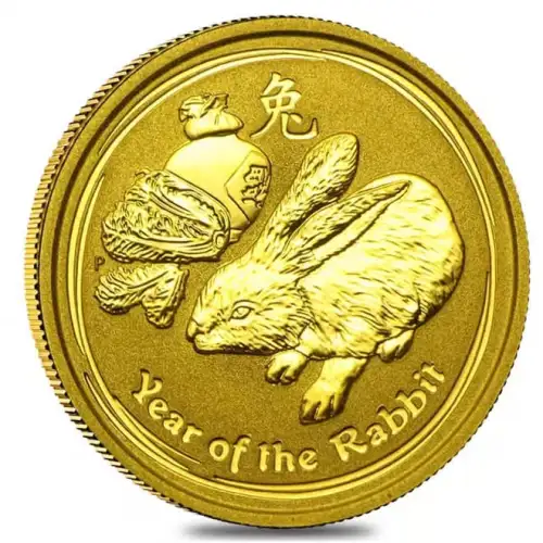 2011 1/10oz Australian Perth Mint Gold Lunar II: Year of the Rabbit