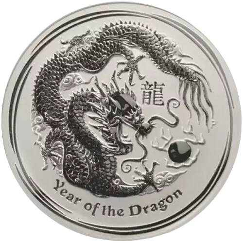 2012 1kg Australian Perth Mint Silver Lunar II: Year of the Dragon