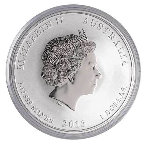 2016 1oz Australian Perth Mint Silver Lunar II: Year of the Monkey (2)