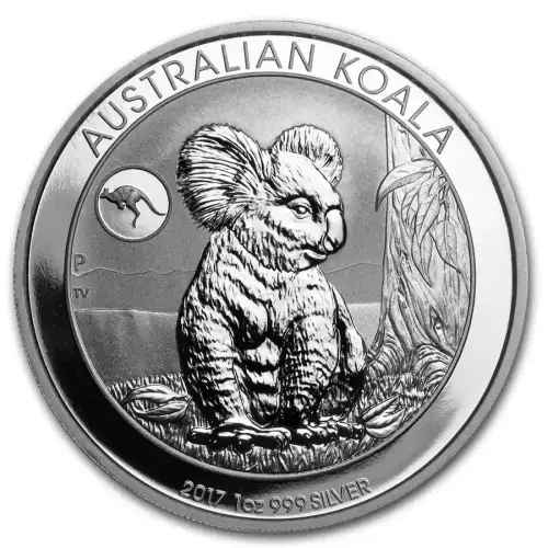 2017 1oz Australia Perth Mint Koala with Kangaroo Privy .999 Silver Coin