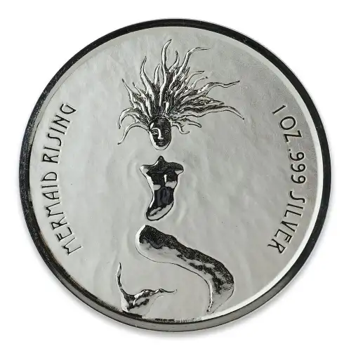 2018 1oz Fiji Mermaid Rising .999 Silver Coin