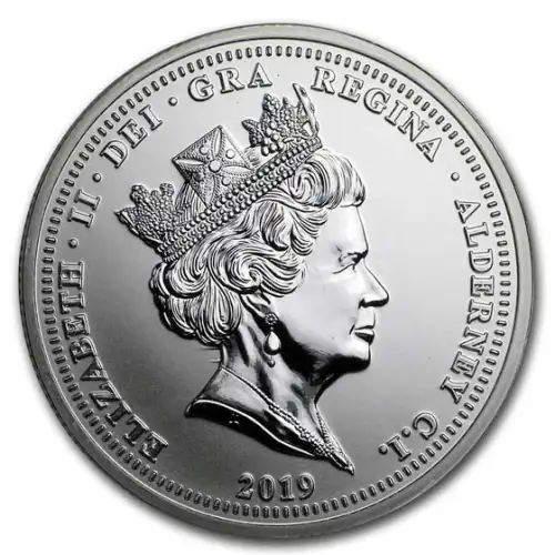 2019 1 oz Alderney Puffin .999 Silver Bu Coin (2)