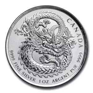  2019 1 oz RCM .9999 Silver $5 Lucky Dragon High Relief BU (4)