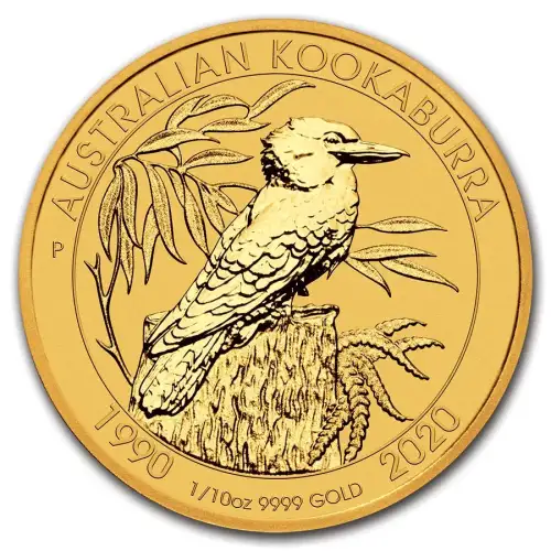 2020 1/10oz Australia Perth Mint .9999 Gold Kookaburra Coin
