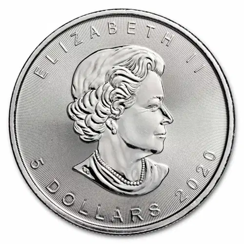 2020 1 oz RCM $5 Lucky Dragon .9999 Silver High Relief BU