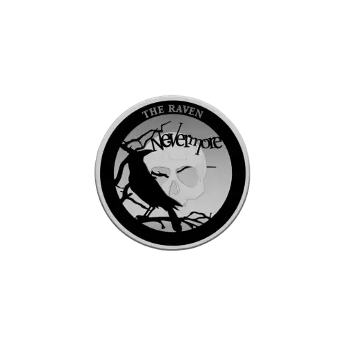 2020 2oz Niue The Raven Nevermore .999 Silver Coin (2)