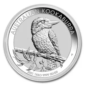 2021 1kg Australian Perth Mint Kookaburra .9999 Silver Coin (2)