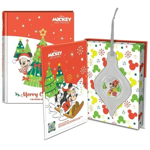 2021 1oz Disney Seasons Greetings .999 Silver Coin (3)