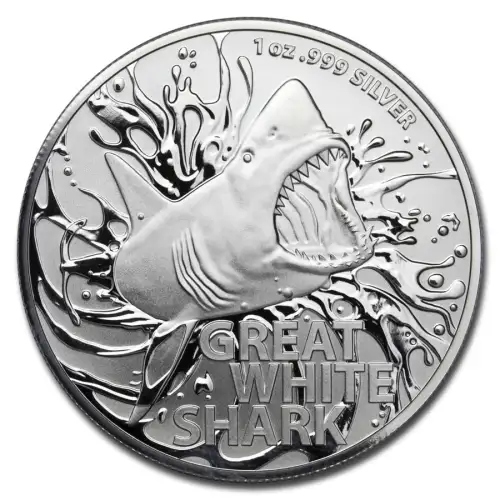 2021 1oz RAM Great White Shark .999 Silver