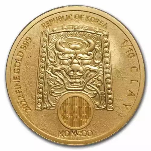 2022 1/10oz Zi: Sin Tigris .999 Gold Coin in Assay (3)