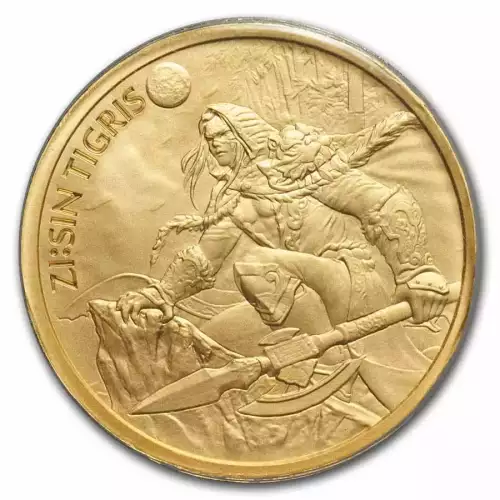 2022 1/10oz Zi: Sin Tigris .999 Gold Coin in Assay (4)