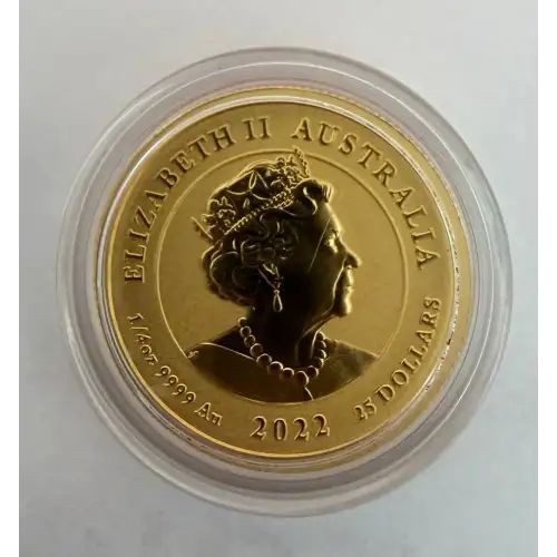 2022 1/4oz Australia Perth Mint Great Barrier Reef Shark .9999 Gold Coin (2)