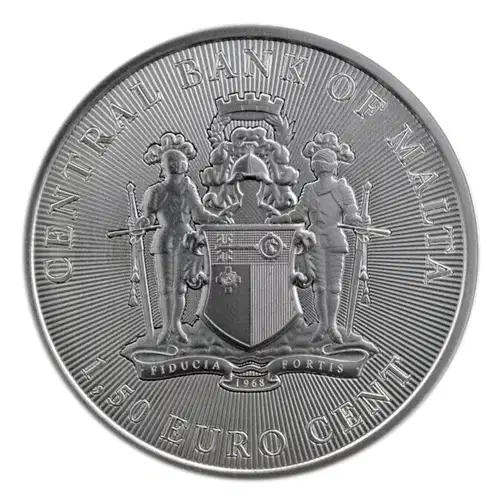 2022 1oz Malta Europa and the Bull .999 Silver Coin