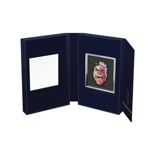 2022 1oz Niue DC Faces of Gotham Series: Two-Face .999 Silver Shaped Coin