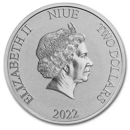 2022 1oz Niue Lady and the Tramp BU .999 Silver Coin (2)