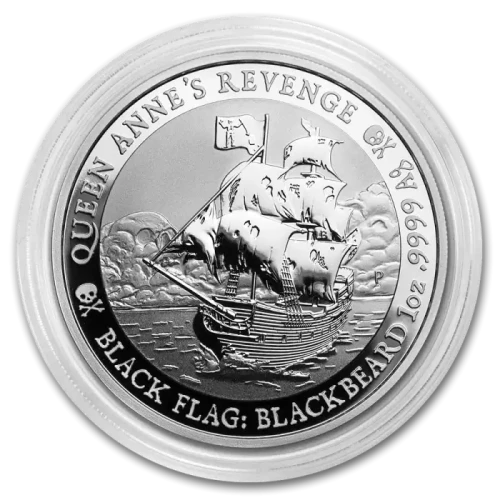 2022 1oz Tuvalu Black Flag Series 