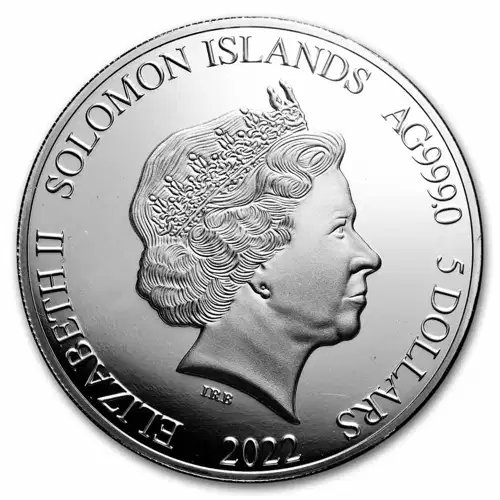 2022 2.5 oz PAMP Solomon Islands Arnold Palmer Proof .999 Silver Coin in Assay