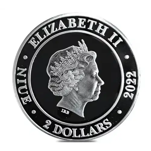 2022 2oz Niue The Mayflower 1620 .9999 Silver Proof Coin