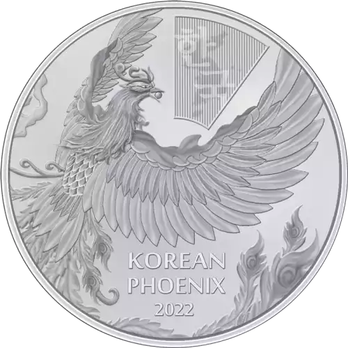 2022 South Korea 1 oz .9999 Silver Phoenix BU