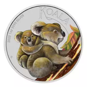 2023 1oz Australia Koala.9999 Silver Coloured Coin (Perth Coin and Stamp Show Special) (3)