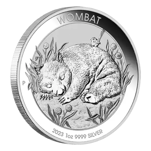 2023 1oz Australian Perth Mint .9999 Silver Wombat
