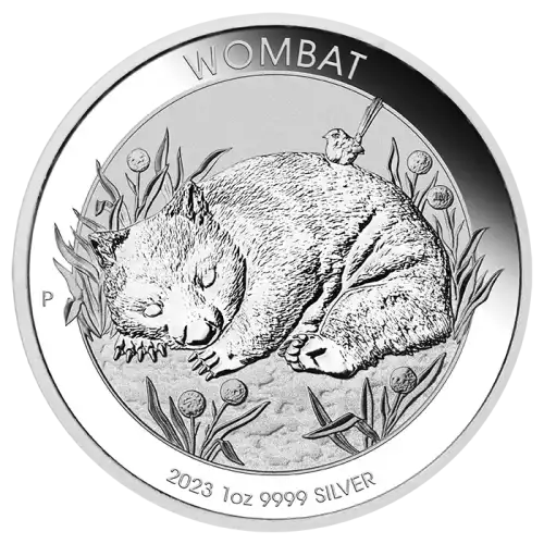 2023 1oz Australian Perth Mint .9999 Silver Wombat (2)