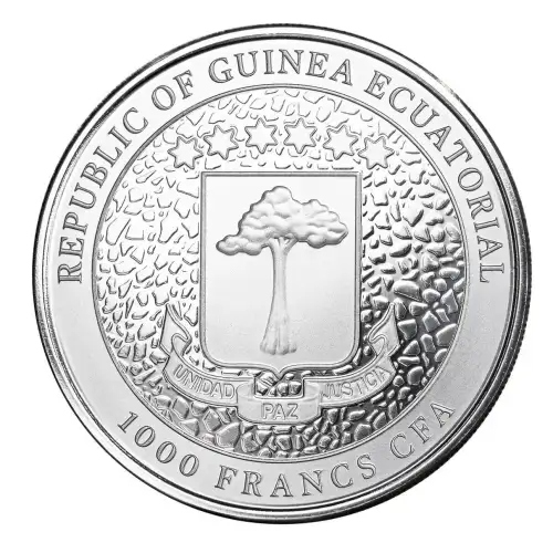 2023 1oz Equatorial Guinea Giraffe .999 Silver Coin (2)