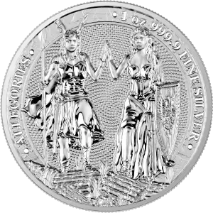 2023 1oz Germania .9999 Silver Allegories: Galia and Germania Coin