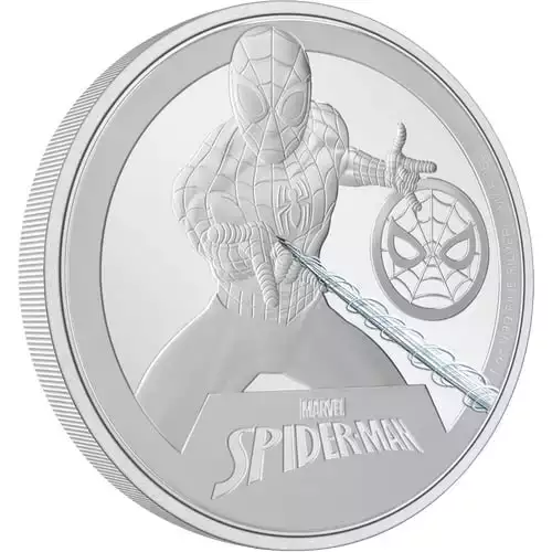 2023 1oz Niue Marvel Spider Man Classic .999 Silver Coin (2)