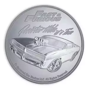 2023 1oz Samoa Fast and Furious .999 Silver BU Coin