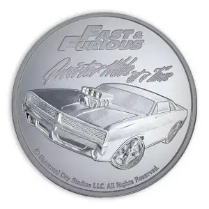 2023 1oz Samoa Fast and Furious .999 Silver BU Coin