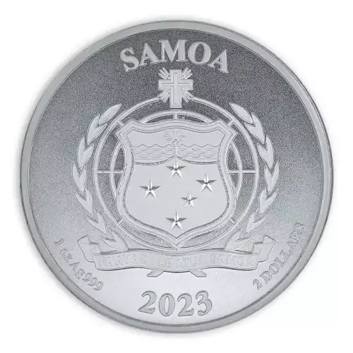 2023 1oz Samoa Fast and Furious .999 Silver BU Coin (2)