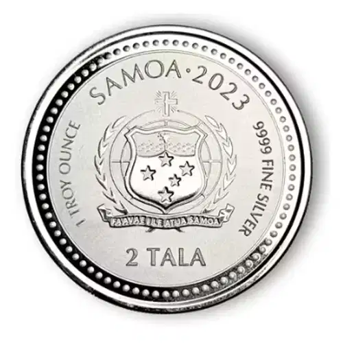 2023 1oz Samoa USS Texas Battleship .999 Silver coin