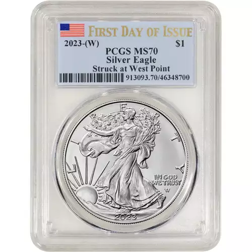 2023 1oz Silver Eagle  - PCGS MS 70 First Strike West Point 