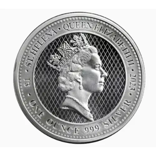 2023 1oz St. Helena Lucky Angel .999 Silver Coin