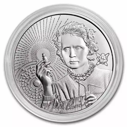2023 Niue 1 oz Silver Icons of Inspiration: Marie Curie BU
