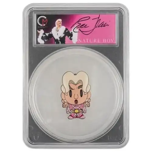 2023 Niue 2oz Ric Flair Pink Chibis PCGS PR70 DCAM Silver Coin