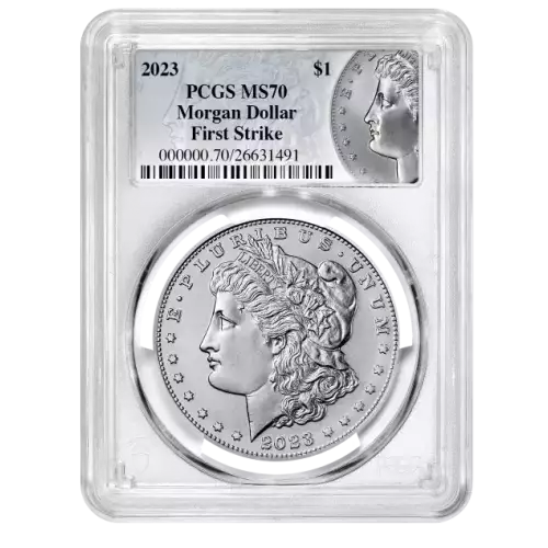 2023 S Morgan Silver Dollar - PCGS MS 70 First Strike