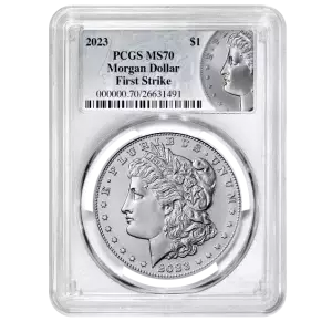 2023 S Morgan Silver Dollar - PCGS MS 70 First Strike