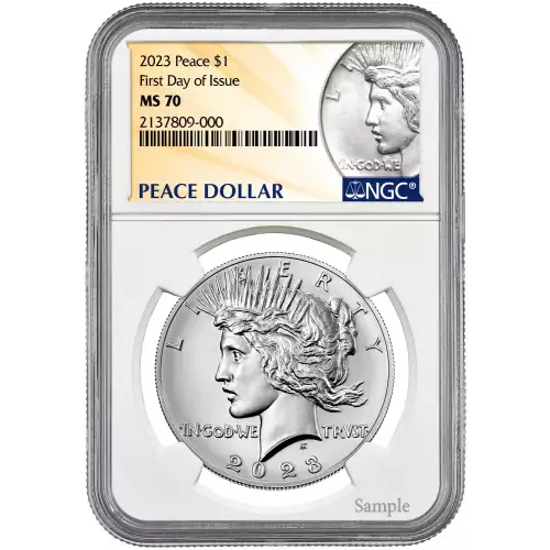 2023 S Peace Silver Dollar - NGC MS 70 FDOI