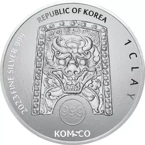 2023 South Korea 1 oz Silver ZiSin Lepus BU  (2)