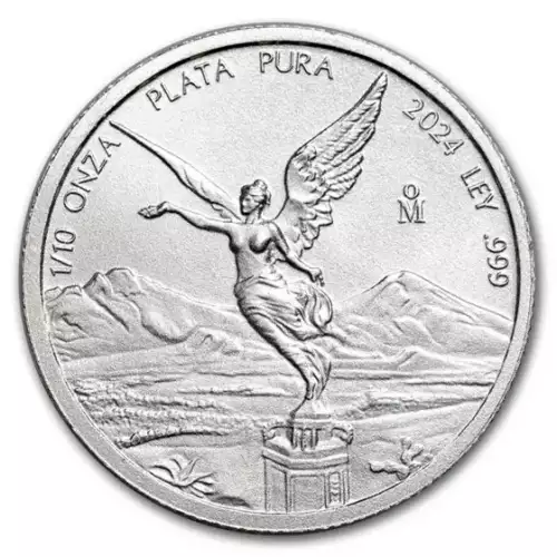 2024 1/10oz Mexican .999 Silver Libertad BU Coin