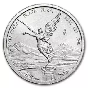 2024 1/10oz Mexican .999 Silver Libertad BU Coin