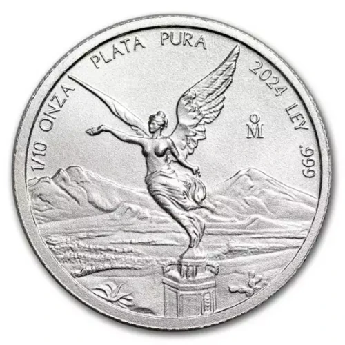 2024 1/10oz Mexican .999 Silver Libertad BU Coin