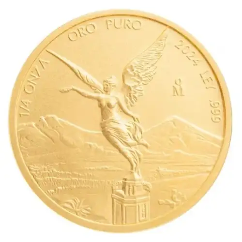 2024 1/4 oz Mexico Libertad .999 Gold BU Coin
