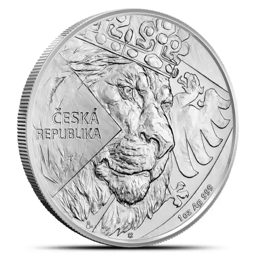 2024 1 oz Niue Czech Lion .999 Silver Coin