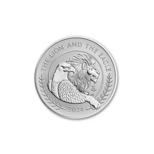 2024 1-oz Royal Mint Silver Lion Eagle Reverse Proof .999 Silver Coin NGC PF70 Ultra-Cameo First Releases  (4)
