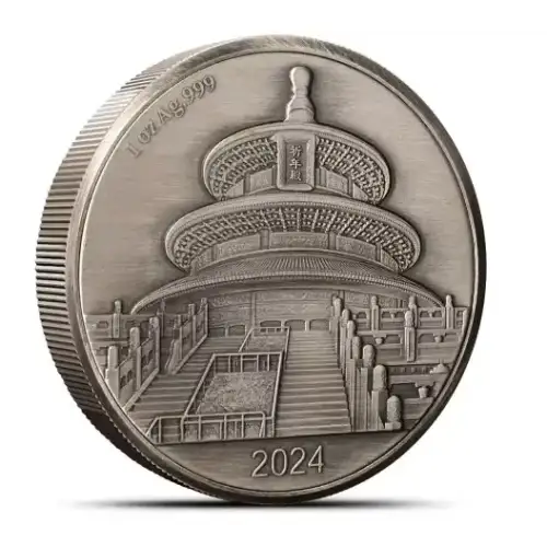 2024 1oz 35th Anniversary of the Dragon and Phoenix - Pearl of Wisdom Window Antiqued .999 Silver Medal (2)