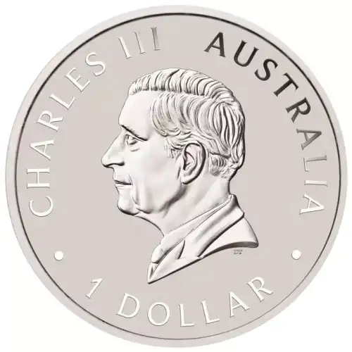 2024 1oz Australia Perth Mint Wombat .9999 Silver BU Coin