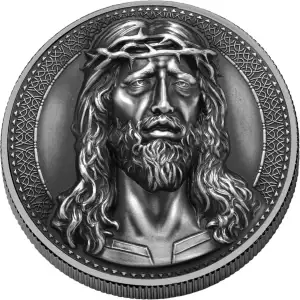 2024 1oz Cameroon Jesus with Crown of Thorns .999 Silver Coin